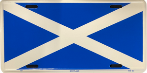 SCOTLAND LICENSE PLATE