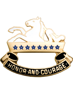 8th Cavalry Left Unit Crest