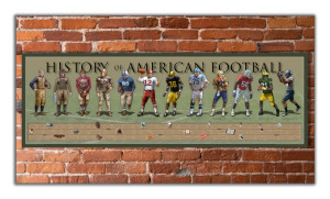 History of America: American Football Poster History of America: American Football Poster