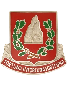 37th Engineer Battalion Unit Crest Fortuna Infortuna Forti Una