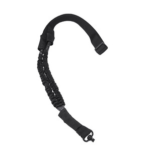 single point black bungee weapon sling with QD attachment - black single point black bungee weapon sling with QD attachment - black