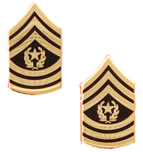 COMMAND SERGEANT MAJOR (E9) - CORPS GOLD PIN ON RANK COMMAND SERGEANT MAJOR (E9) - CORPS GOLD PIN ON RANK