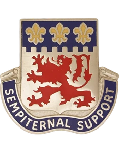 105th Engineer Group Unit Crest Sempiternal Support