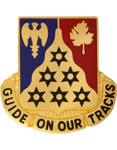 123rd Infantry Unit Crest Guide On Our Tracks
