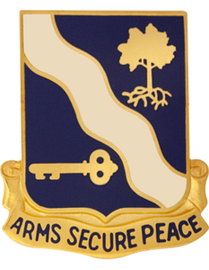 143rd Infantry Regiment Army Distinctive Unit Insignia metal unit crest for military uniforms