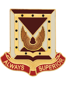 351st Area Support Battalion Army Distinctive Unit Insignia featuring the Always Superior motto