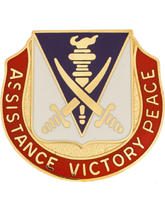 411th Civil Affairs Battalion Unit Crest Assistance Victory Peace