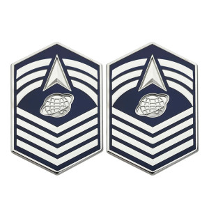 U.S. Space Force Chief Master Sergeant Collar Device Pair U.S. Space Force Chief Master Sergeant Collar Device Pair