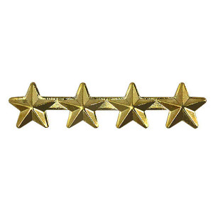 3/16" Four Gold Star Device 3/16" Four Gold Star Device