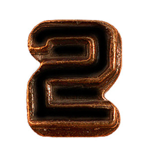 Bronze Numeral 2 Device Bronze Numeral 2 Device