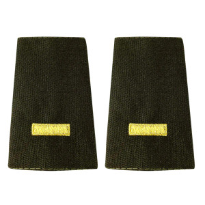 U.S. Army Second Lieutenant AGSU Soft Shoulder Board - For Male Uniforms U.S. Army Second Lieutenant AGSU Soft Shoulder Board - For Male Uniforms