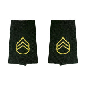 U.S. Army Staff Sergeant Dress Blue Soft Shoulder Board - For Female Uniforms U.S. Army Staff Sergeant Dress Blue Soft Shoulder Board - For Female Uniforms