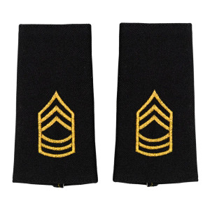 U.S. Army Master Sergeant Dress Blue Soft Shoulder Board - For Male Uniforms U.S. Army Master Sergeant Dress Blue Soft Shoulder Board - For Male Uniforms