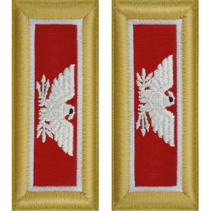 U.S. Army Engineer Colonel Shoulder Boards - For Male Uniforms U.S. Army Engineer Colonel Shoulder Boards - For Male Uniforms