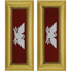 U.S. Army Logistics Colonel Shoulder Boards - For Male Uniforms U.S. Army Logistics Colonel Shoulder Boards - For Male Uniforms