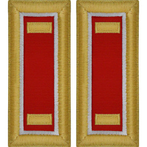 U.S. Army Engineer Second Lieutenant Shoulder Boards - For Male Uniforms U.S. Army Engineer Second Lieutenant Shoulder Boards - For Male Uniforms