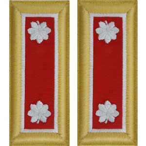 U.S. Army Engineer Lieutenant Colonel Shoulder Boards - For Male Uniforms U.S. Army Engineer Lieutenant Colonel Shoulder Boards - For Male Uniforms