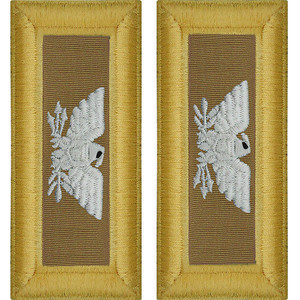 U.S. Army Quartermaster Colonel Shoulder Boards - For Male Uniforms U.S. Army Quartermaster Colonel Shoulder Boards - For Male Uniforms