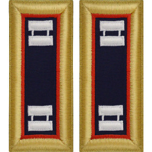 U.S. Army Adjutant General Captain Shoulder Boards - For Male Uniforms U.S. Army Adjutant General Captain Shoulder Boards - For Male Uniforms