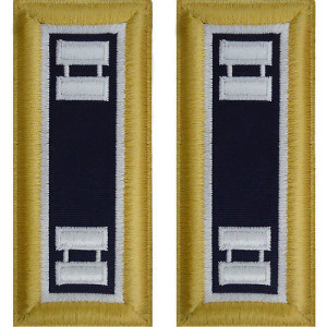 U.S. Army Judge Advocate Captain Shoulder Boards - For Male Uniforms U.S. Army Judge Advocate Captain Shoulder Boards - For Male Uniforms