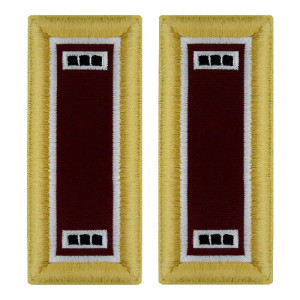 U.S. Army Medical Warrant Officer 3 Shoulder Boards - For Male Uniforms U.S. Army Medical Warrant Officer 3 Shoulder Boards - For Male Uniforms