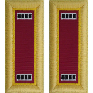 U.S. Army Ordnance Warrant Officer 4 Shoulder Boards - For Male Uniforms U.S. Army Ordnance Warrant Officer 4 Shoulder Boards - For Male Uniforms