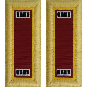 U.S. Army Transportation Warrant Officer 4 Shoulder Boards - For Male Uniforms U.S. Army Transportation Warrant Officer 4 Shoulder Boards - For Male Uniforms