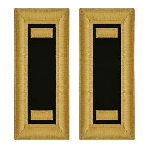 U.S. Army Chaplain Second Lieutenant Shoulder Boards - For Female Uniforms U.S. Army Chaplain Second Lieutenant Shoulder Boards - For Female Uniforms