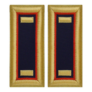 U.S. Army Adjutant General Second Lieutenant Shoulder Boards - For Female Uniforms U.S. Army Adjutant General Second Lieutenant Shoulder Boards - For Female Uniforms