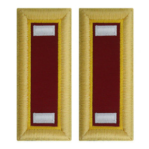 U.S. Army Transportation First Lieutenant Shoulder Boards - For Female Uniforms U.S. Army Transportation First Lieutenant Shoulder Boards - For Female Uniforms