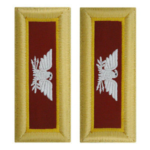 U.S. Army Transportation Colonel Shoulder Boards - For Female Uniforms U.S. Army Transportation Colonel Shoulder Boards - For Female Uniforms