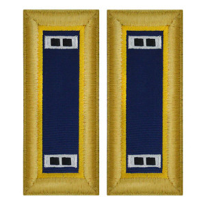 U.S. Army Chemical Warrant Officer 2 Shoulder Boards - For Female Uniforms U.S. Army Chemical Warrant Officer 2 Shoulder Boards - For Female Uniforms