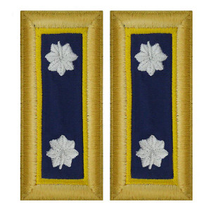 U.S. Army Chemical Lieutenant Colonel Shoulder Boards - For Female Uniforms U.S. Army Chemical Lieutenant Colonel Shoulder Boards - For Female Uniforms