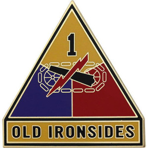 1st Armor Division Combat Service Identification Badge 1st Armor Division Combat Service Identification Badge