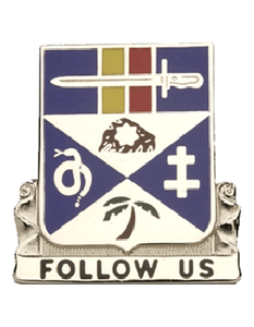 293rd Infantry Battalion Army Distinctive Unit Insignia metal unit crest for Army service uniform wear