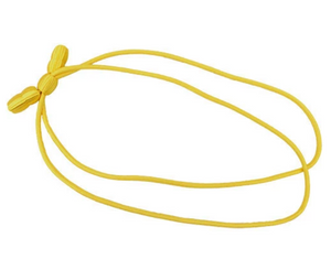 ARMY HAT CORD: ENLISTED - GOLD RAYON WITH YELLOW ACORNS ARMY HAT CORD: ENLISTED - GOLD RAYON WITH YELLOW ACORNS