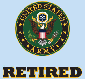Retired Army mylar decal with official U.S. Army seal – 4.25x4.25 inches – Made in the USA Retired Army mylar decal with official U.S. Army seal – 4.25x4.25 inches – Made in the USA
