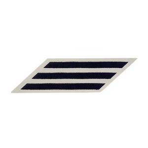 Blue on White Embroidered Navy CNT Female Hashmarks – Pair of 3 – Made in USA
 Blue on White Embroidered Navy CNT Female Hashmarks – Pair of 3 – Made in USA