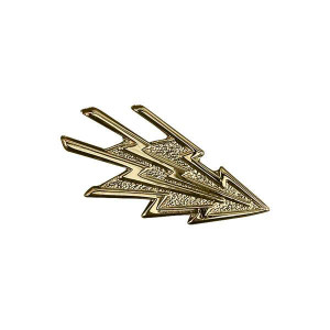 US Navy Information Technician collar device insignia for dress uniforms - gold

