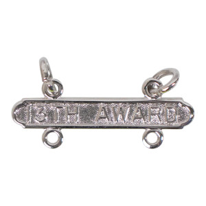 13th Award Pistol Re-Qualification Bar for U.S. military pistol qualification badge 13th Award Pistol Re-Qualification Bar for U.S. military pistol qualification badge