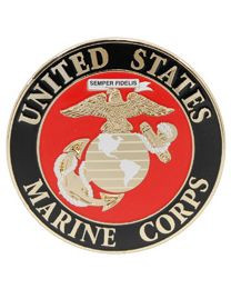 USMC logo silver gold lapel pin eagle globe anchor emblem