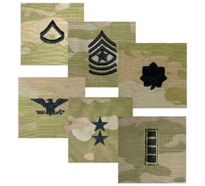 Army OCP ranks in sew on
