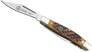 Puma Stockman P480675 folding knife with three blade design and traditional handle