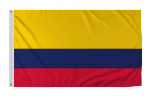 Colombia 3x5 polyester flag outdoor durable national flag yellow blue red stripes metal grommets