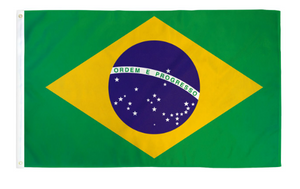 Brazil 3x5 polyester flag outdoor durable national flag green yellow diamond blue globe metal grommets