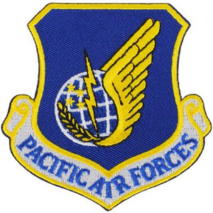 Pacific Air Forces PACAF Class A Full Color United States Air Force Shoulder Sleeve Insignia Patch
