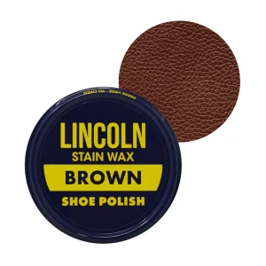 Lincoln Original Stain Wax Brown Shoe Polish