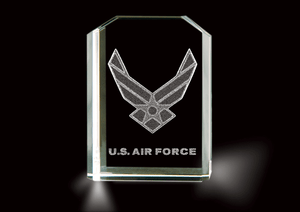 U.S. Air Force Logo I Crystal U.S. Air Force Logo I Crystal
