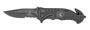 4.5" Spring Assist Don't Tread on Me Folding Knife w/Seat Belt Cutter  4.5" Spring Assist Don't Tread on Me Folding Knife w/Seat Belt Cutter