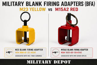 The Complete Guide to Military Blank Firing Adapters (BFA): M23 Yellow vs M15A2 Red